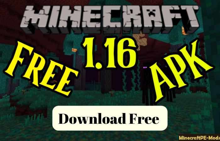 🥝 Download Minecraft PE 1.16.0 APK free: Nether Update for Android
